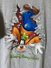 Walt Disney World Goofy Falling T-Shirt Mens XLarge Gray Vintage 90’s picture