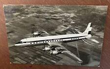 KLM Flying Dutchman DC7 C Real Photo Postcard picture