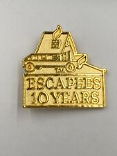 Vintage Espapees RV Club 10 Years Gold Colored Member Lapel Pin Brooch picture