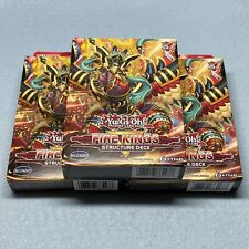 3x Yugioh Fire Kings Structure Deck 1st Ed Droll Lock Bird Infinite Impermanence picture