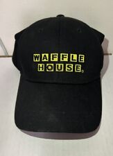 Waffle House Hat Adjustable Black Cap Employee Uniform Strapback Logo picture