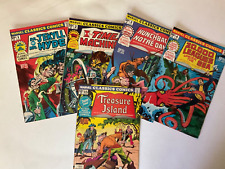 Lot of 5 Marvel Classics Comics # 1, 2, 3, 4, 15 Hunchback, Treasure Island  picture