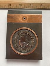 Vintage City Seal Of Burlington New Jersey Pen Base picture