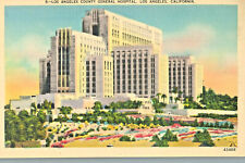 VIntage Postcard-5, Los Angeles County Gerneral Hospital, Los Angeles, CA picture