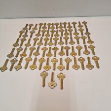 Original Vintage Ornate Brass  P&F Corbin Key Blanks  NOS Unused Qty 70+ picture