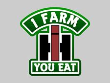 International Harvester Vintage - I Farm You Eat - Sticker Decal Emblem picture