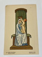 • VTG HOLY CARD ART DECO OF Mary And Jesus  Belgium #265 picture