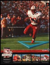 NCAA Gamebreaker 2001 Playstation-print ad/mini-poster-VTG Game room,man cave picture