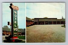 New Concord OH-Ohio, Holmes Motel, Advertising, c1962 Vintage Souvenir Postcard picture
