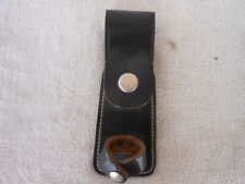 Vintage JAY-PEE Black Leather Night Stick Holder picture