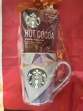 Starbucks 10 Oz Coffee Mug Gift Set Cup With Classic Hot Cocoa Mix picture