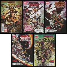 Marvel Zombies Destroy Comic Set 1-2-3-4-5 Lot Horror Nazi Zombies Walking Dead picture