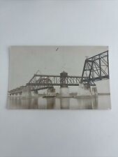 1911 RPPC Photo Postcard--Louisiana--Bridgeport--View of Draw Bridge Open picture