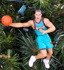 Mike Bibby Vancouver Grizzlies NBA Basketball Xmas Ornament Holiday vtg Jersey picture