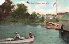 The Cove Sturgeon Bay Wisconsin WI Boats c1910 Postcard picture