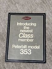 1974 Peterbilt Sales Brochure Catalog Newest Class Member Model 353 picture