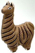 Vintage Artesania Rinconada Uruguay Art Pottery Sculpture Alpaca Llama Figurine picture