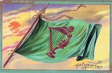 ST. PATRICK'S DAY - The Flag Of Erin Postcard picture