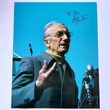 Jacques Cousteau Signed 8x10 Photo French Oceanographer Underwater Documentaries picture