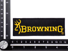 BROWNING EMBROIDERED PATCH IRON/SEW ON ~4-5/8