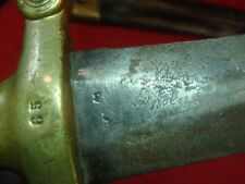 PRE WWI FRENCH  1836 ARTILLERY SHORT SWORD  Model 1831 with SCABBARD picture
