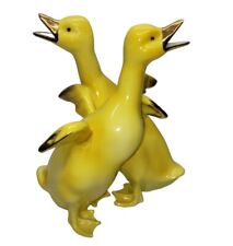 Vintage Vista Alegre Porcelain Yellow Ducks Figurine VA Portugal picture