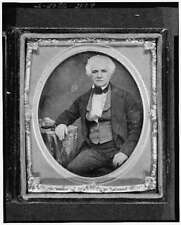 Alexander Bell, three-quarter length portrait, seated, facing front, with han... picture