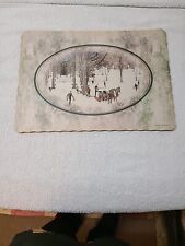 50 Vintage Christmas Paper Placemats Printed In Canada, Appx. 14