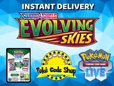 EVOLVING SKIES LIVE CODES Pokemon Booster Online Code INSTANT QR EMAIL DELIVERY picture