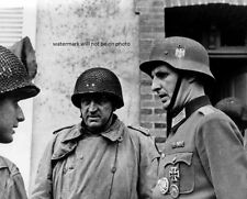 Liberation of Cherbourg US Soldiers with captured German 8