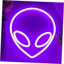 Alien Neon Sign Purple Alien Light, Alien Neon Lights Alien LED Sign Alien  picture
