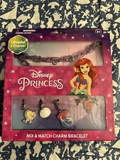 Disney PRINCESS Mix & Match CHARM BRACELET Little Mermaid picture