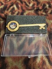 Grass Valley Key To The City Award Brass Very Good Vintage California picture