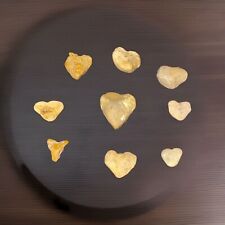 Lot of 9 heart shaped rocks ~ HEARTS ~ stones ~ wedding ~ painting ~ LOVE ROCKS picture