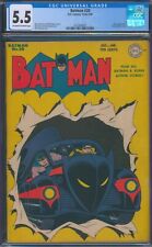 Batman 20 CGC 5.5 - OW/W - First Batmobile Cover - Joker Appearance - Golden Age picture