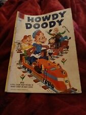 Vintage 1955 Howdy Doody Comic Book #34 July - September Dell Train Cover RARE picture