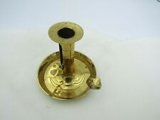 Vntage Brass Candle Stick Holder Made In India picture