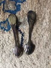 Pair of Bellini Prata 90 Silver Plated Tea Coffee Dessert Spoons  Made In Brazil picture
