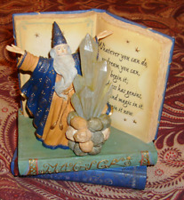 1997 Vtg San Francisco Music Box  Wizard Merlin Books Some Enchanted Evenings picture