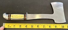 Western Boulder Colo. RARE PEARL SWIRL Game Hunting Axe - Vintage and Fantastic picture