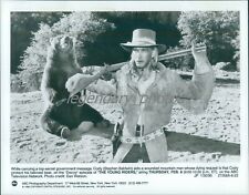 1990 Actor Stephen Baldwin in The Young Riders Original News Service Photo picture