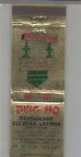 Matchbook Cover - Ohio - Ding Ho Restaurant Columbus, OH picture