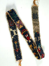 vtg 30s 40 Indian Beadcraft Hyroglyphics Person Arrow Hunting Belt  picture