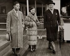 1933 Chinese PRINCESS CHENG TAI-AI & Husband in London PHOTO  (215-D) picture
