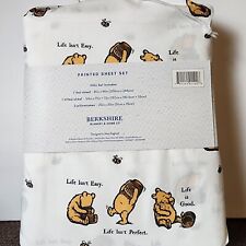 Berkshire Winnie The Pooh Full Sheet Set Life Is Good New  picture