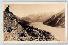 Lake Chelan Washington WA Postcard RPPC Photo From War Creek Lindsley c1910's picture