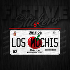 Los Mochis License Plate Placa Novelty Vinyl Sticker 6