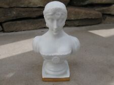 Vintage Limoges Bisque Porcelain Bust French Emperor Napoleon's wife Josephine picture