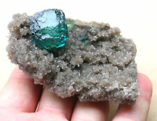 136.g Rare natural bright green phantom fluorite &crystal mineral specimen/China picture