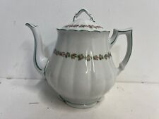 Antique Charles Ahrenfeldt Porcelain Teapot with Rose Decorations picture